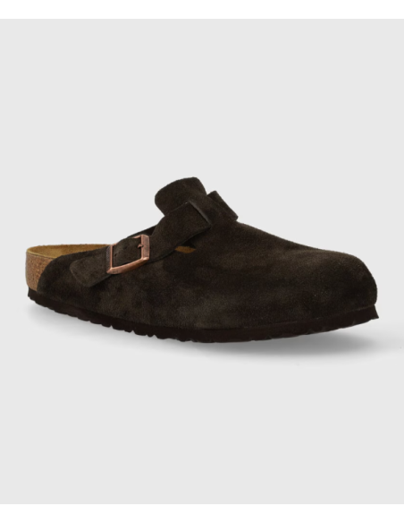 Birkenstock Boston Suede Mocha 60901 MBS
