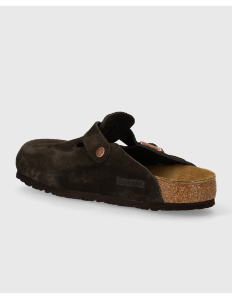 Birkenstock Boston Suede Mocha 60901 MBS