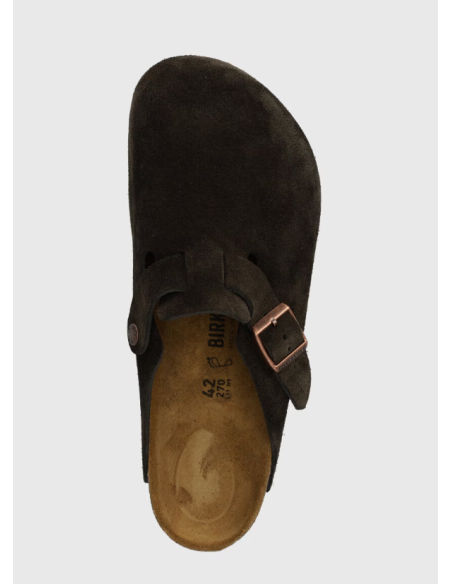 Birkenstock Boston Suede Mocha 60901 MBS