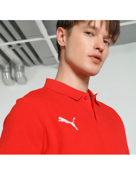 Puma Team Goal Casuals Polo Shirt Red 658605 01