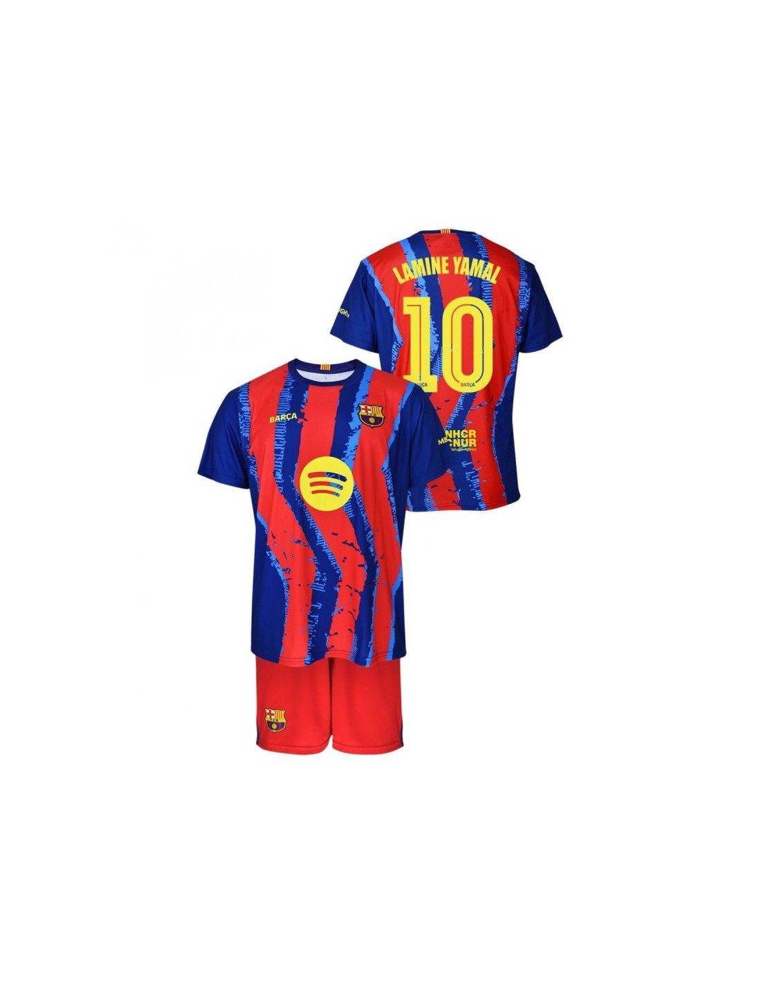 FC Barcelona Lamine Yamal set shirt shorts junior box 202526 BC59EY