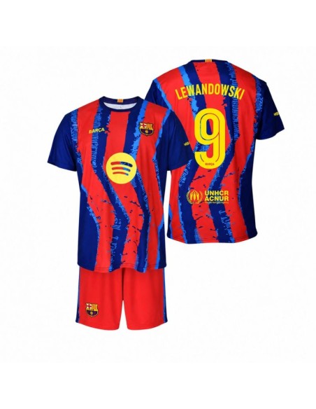 FC Barcelona Robert Lewandowski set shirt shorts junior box 202526 BC59EL