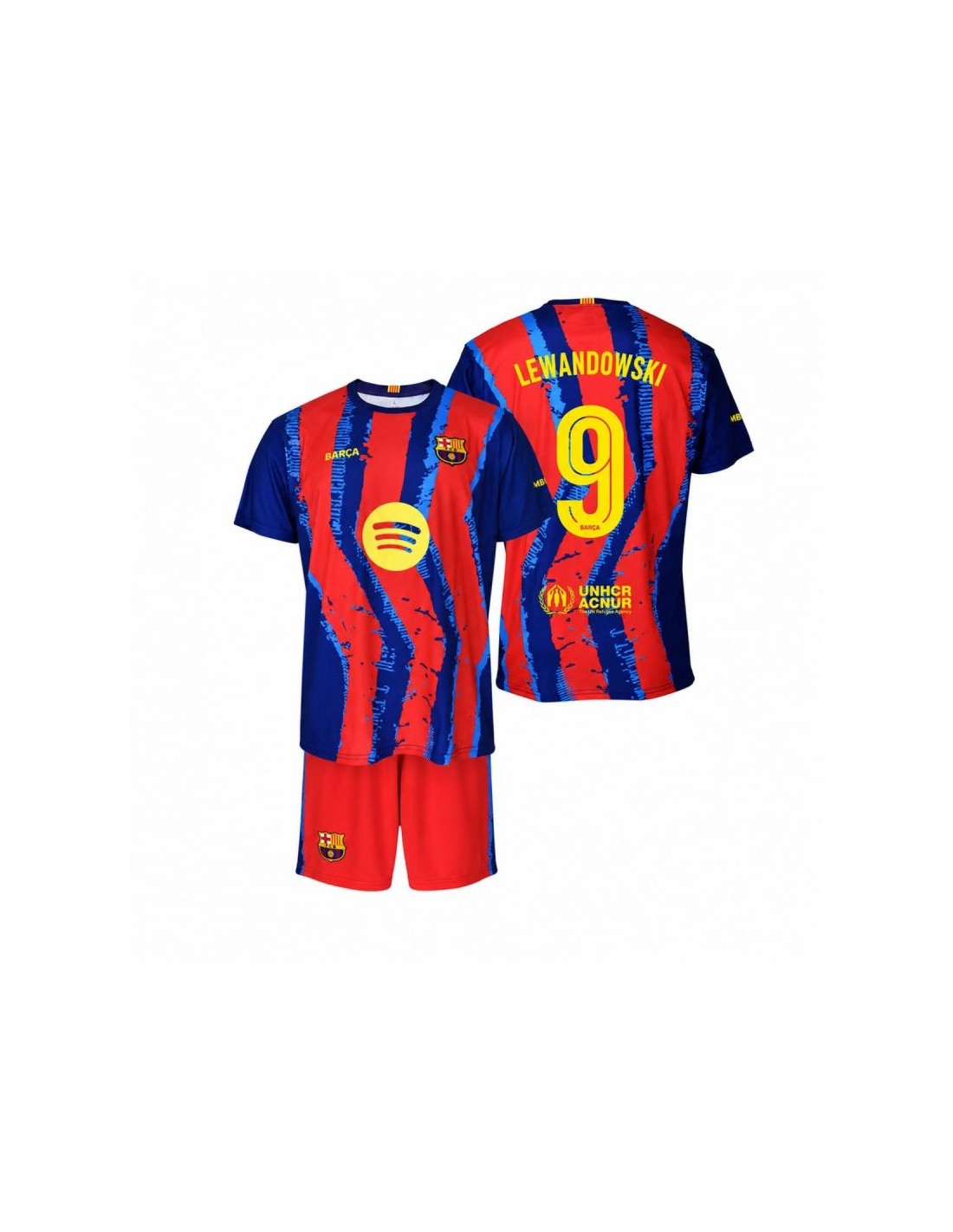FC Barcelona Robert Lewandowski set shirt shorts junior box 202526 BC59EL