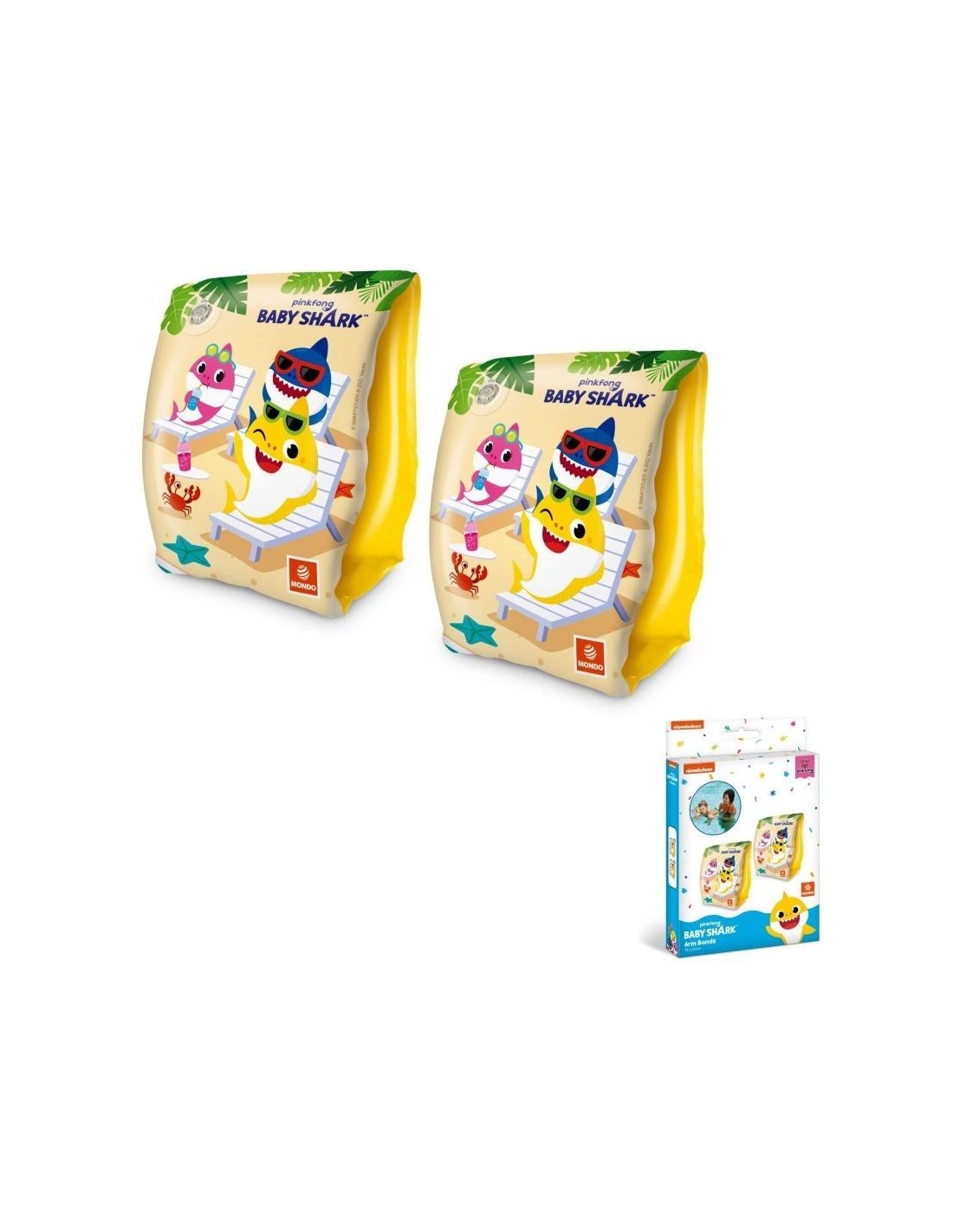 Mondo Baby Shark MONDO children's armbands for learning to swim