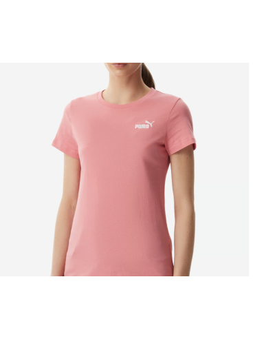Puma Women's ESS Small No 1 Logo Tees Pink 682373 25