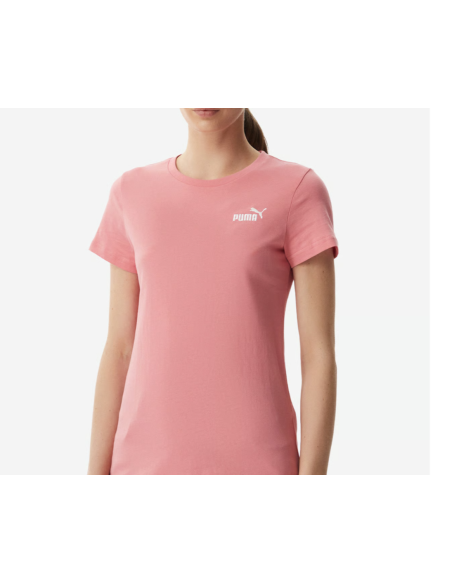Puma Women's ESS Small No 1 Logo Tees Pink 682373 25