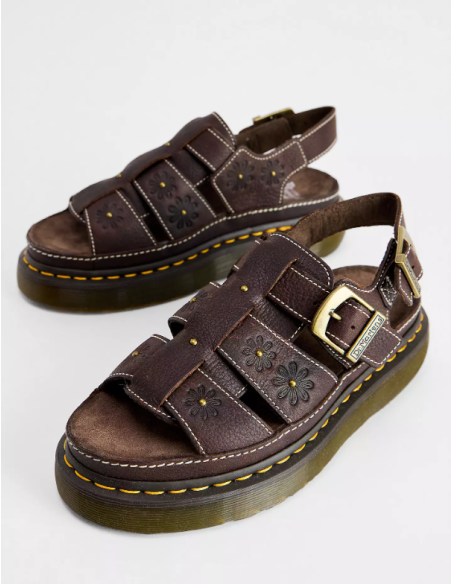 Dr Martens Wrenlie Open Platform Sandals DM42339200