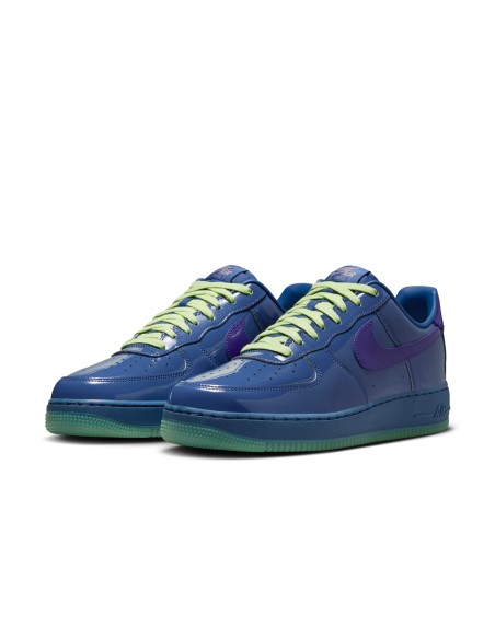 Nike Air Force 1 Low Patent Leather Mystic Navy Grape Ice IO4489400 MBS