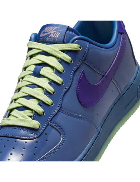 Nike Air Force 1 Low Patent Leather Mystic Navy Grape Ice IO4489400 MBS