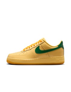 Nike Air Force 1 Low Patent Leather Topaz Gold Pine Green IO4489700 MBS