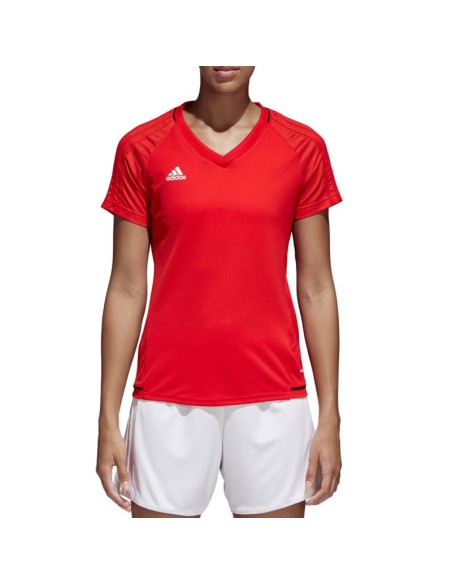 adidas TIRO 17 Training JSY Women Tshirt red BP8560