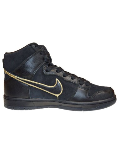 Nike SB Dunk High FAUST Men's Sports Shoes Black Gold DH7755001