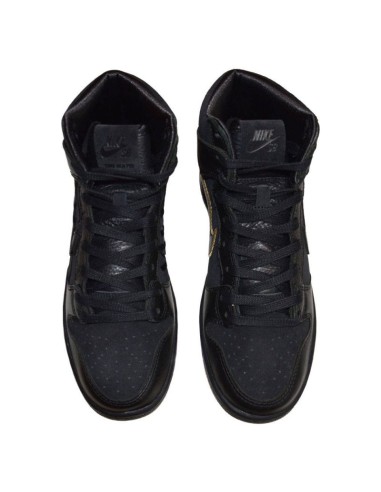 Nike SB Dunk High FAUST Men's Sports Shoes Black Gold DH7755001