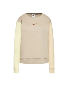 Women's Nike Swoosh Beige Sports Sweatshirt DJ4411210