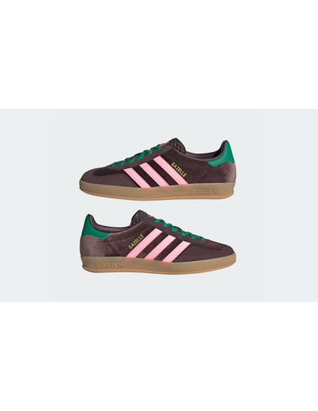 adidas Gazelle Indoor Brown Velvet Women's JI2714 MBS