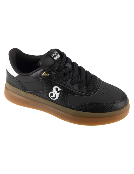 Skechers Duraleather Lace Up Snoop Cupsole Sneaker 251200BKW