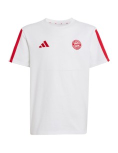 adidas tshirt FC Bayern Munich kids' jersey white and red