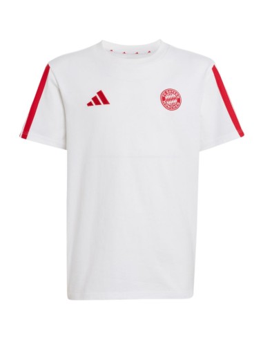 adidas tshirt FC Bayern Munich kids' jersey white and red