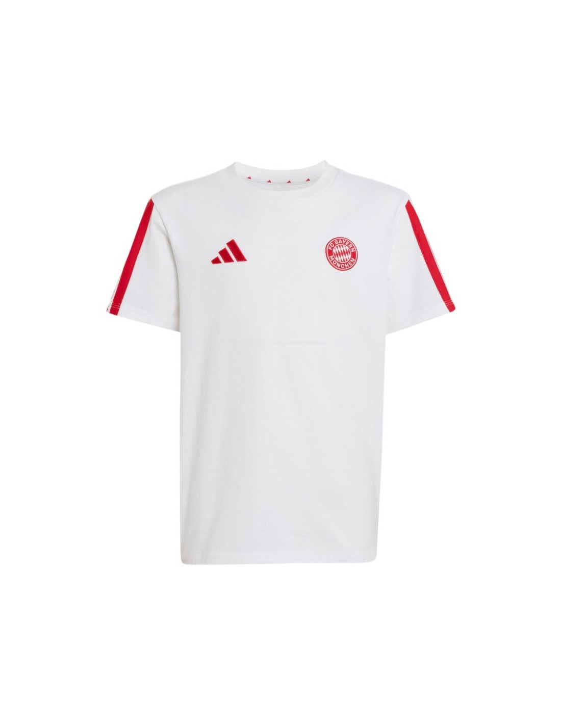 adidas tshirt FC Bayern Munich kids' jersey white and red