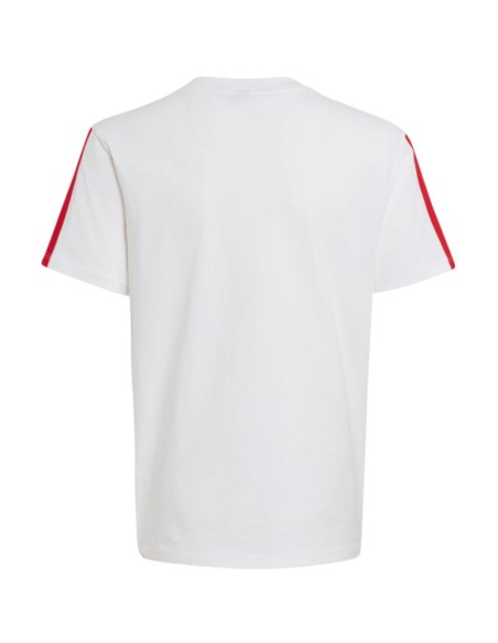 adidas tshirt FC Bayern Munich kids' jersey white and red