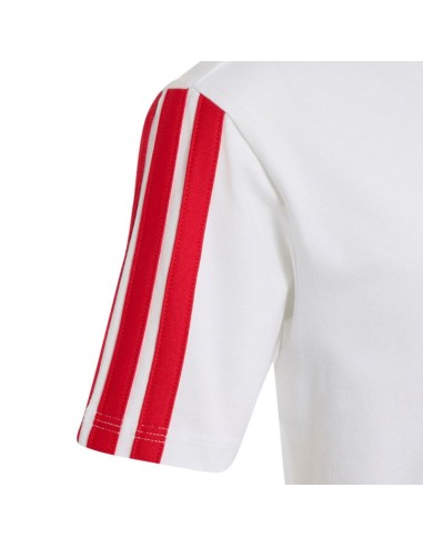 adidas tshirt FC Bayern Munich kids' jersey white and red