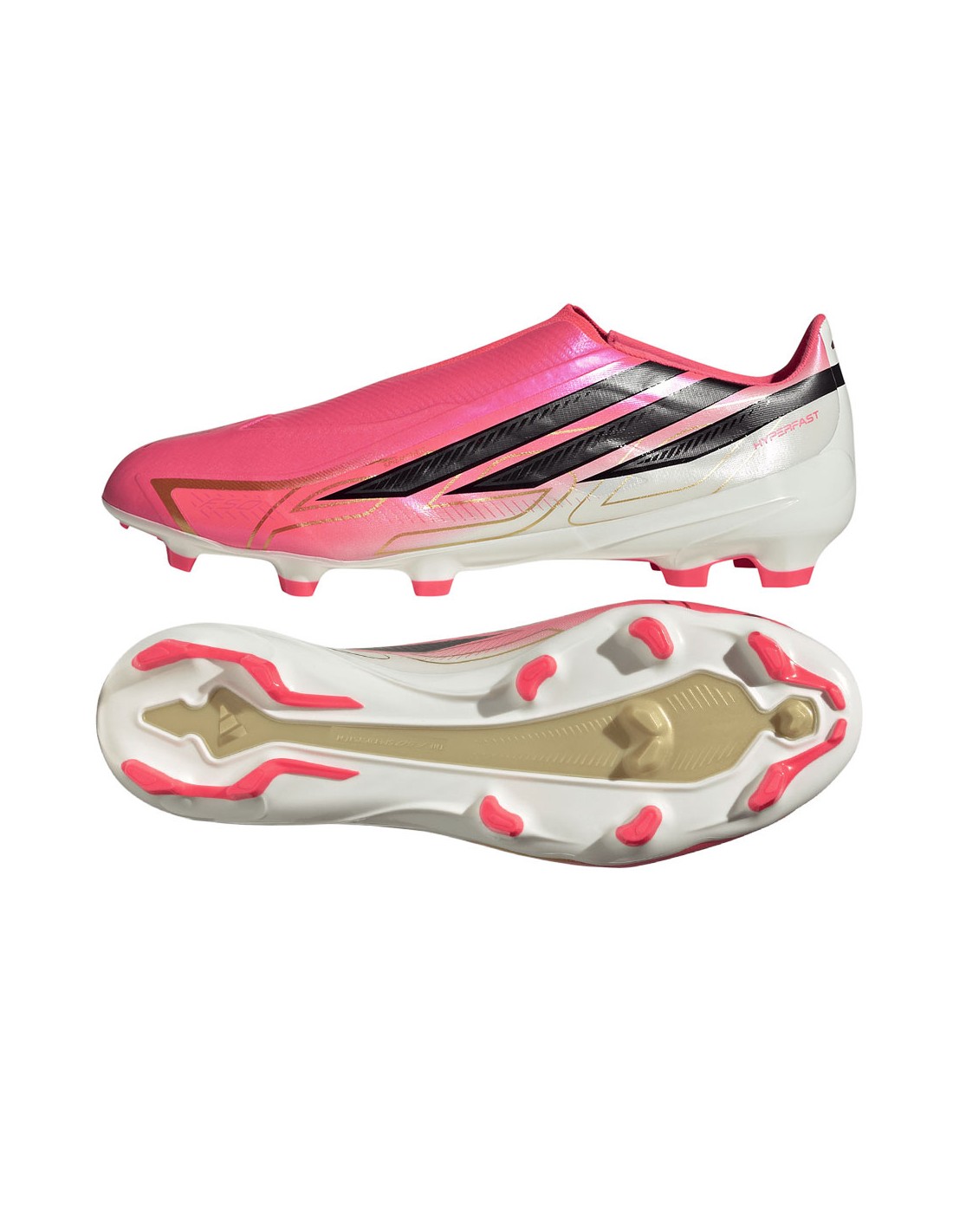 adidas shoes F50 Hyperfast League LL FG football boots pink