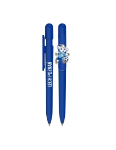 KKS Lech Długopis with Klipsem w Kształcie Koziołka blue