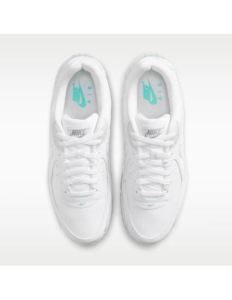 Nike Air Max 90 White Hyper Turquoise IB7680101 MBS