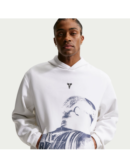 Nike Kobe DriFIT Fleece Pullover Basketball Hoodie White IQ0949100 MBS
