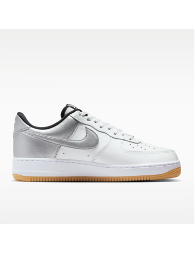 Nike Air Force 1 Low '07 LV8 White Black Metallic Silver IB6847100 MBS