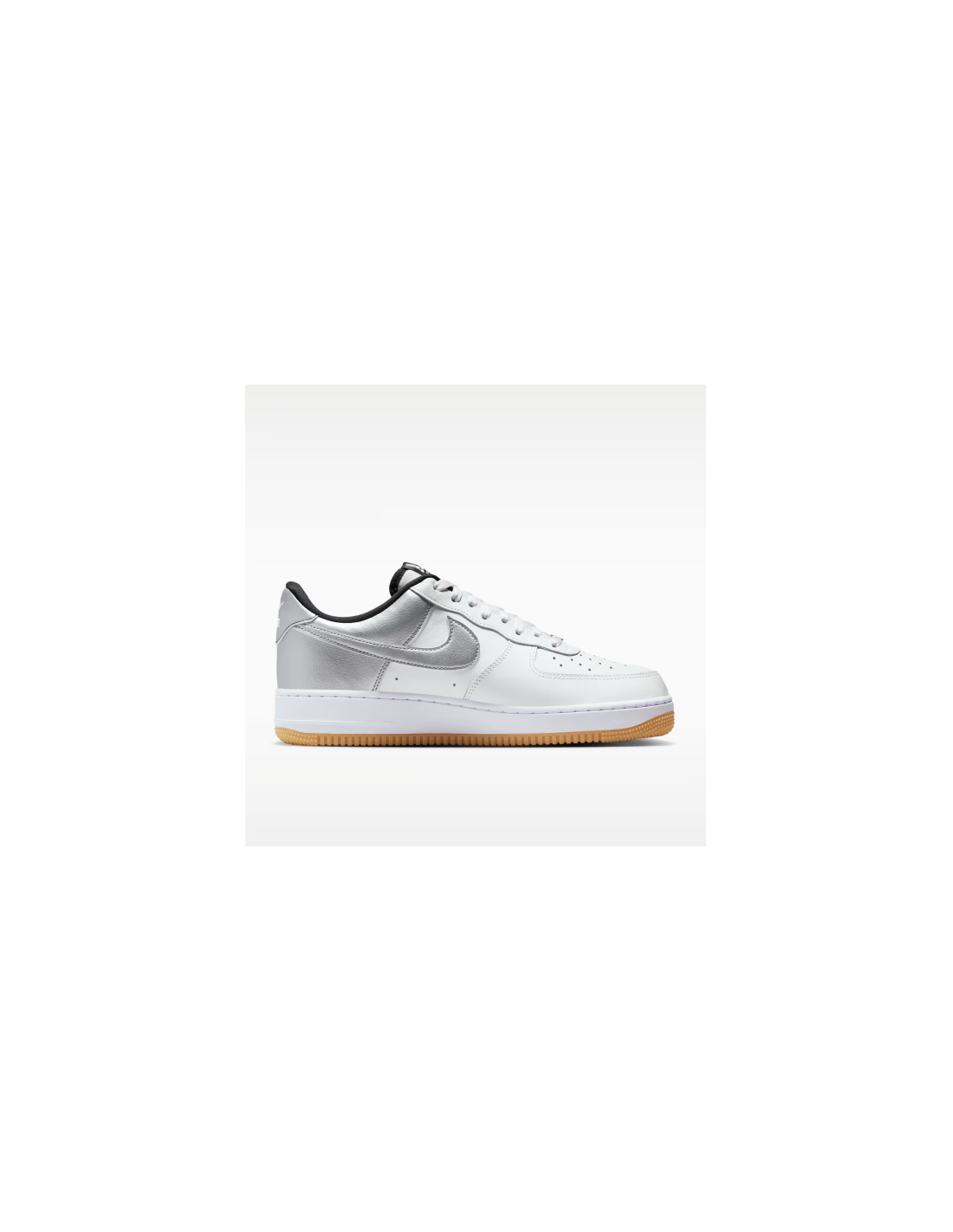 Nike Air Force 1 Low '07 LV8 White Black Metallic Silver IB6847100 MBS