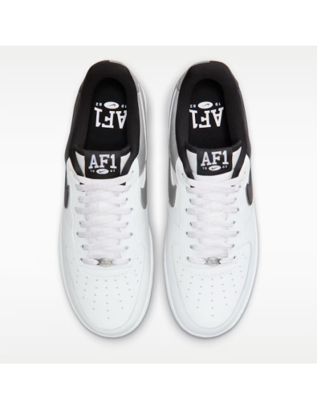 Nike Air Force 1 Low '07 LV8 White Black Metallic Silver IB6847100 MBS