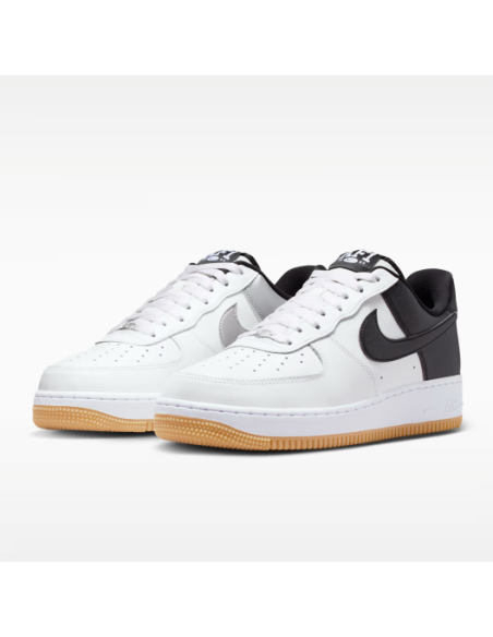 Nike Air Force 1 Low '07 LV8 White Black Metallic Silver IB6847100 MBS