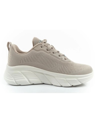 Skechers Bobs B Flex women's sneakers fashionable beige