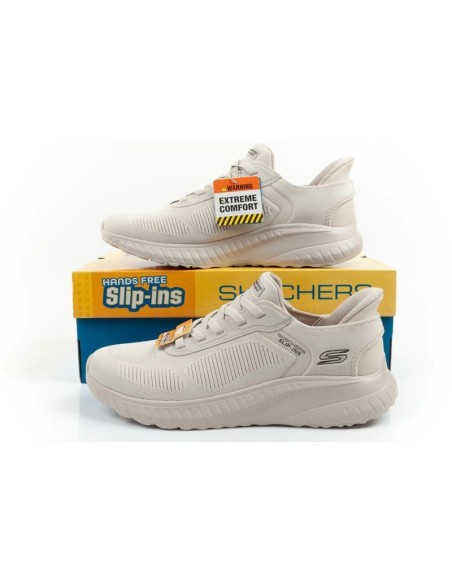 Skechers Bobs Squad Chaos SLIPINS ecru men's sneakers