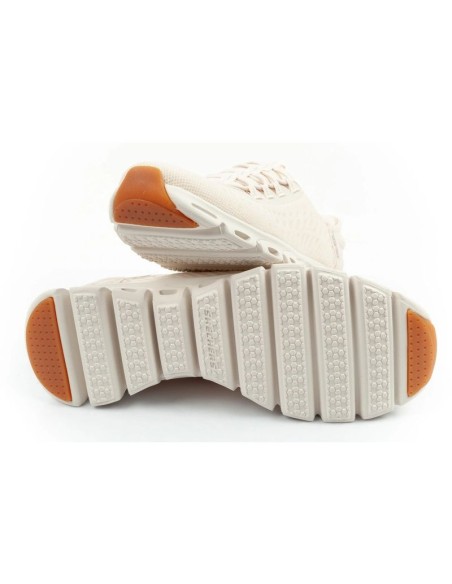 Skechers GlideStep women's sneakers comfortable ecru slipins