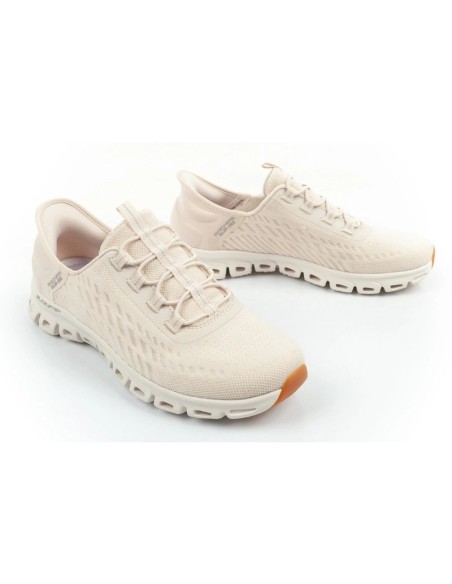 Skechers GlideStep women's sneakers comfortable ecru slipins