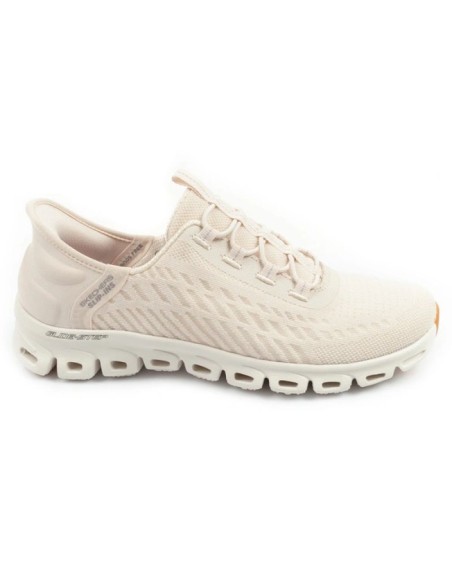 Skechers GlideStep women's sneakers comfortable ecru slipins