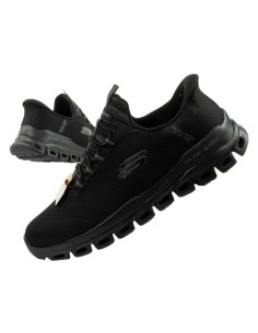 Skechers men's shoes sneakers GlideStep comfortable lightweight SlipIns black