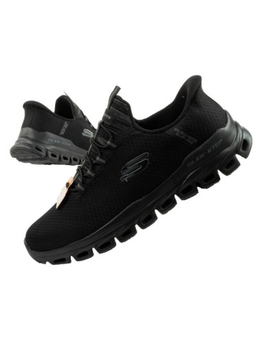 Skechers men's shoes sneakers GlideStep comfortable lightweight SlipIns black