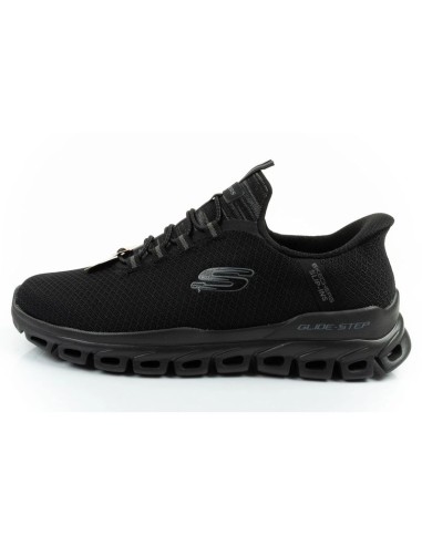 Skechers men's shoes sneakers GlideStep comfortable lightweight SlipIns black