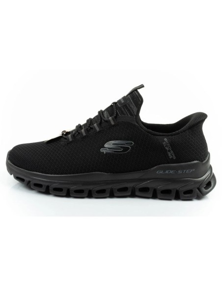 Skechers men's shoes sneakers GlideStep comfortable lightweight SlipIns black