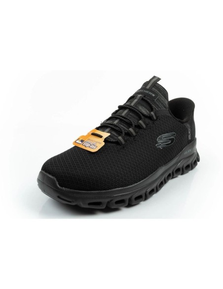 Skechers men's shoes sneakers GlideStep comfortable lightweight SlipIns black
