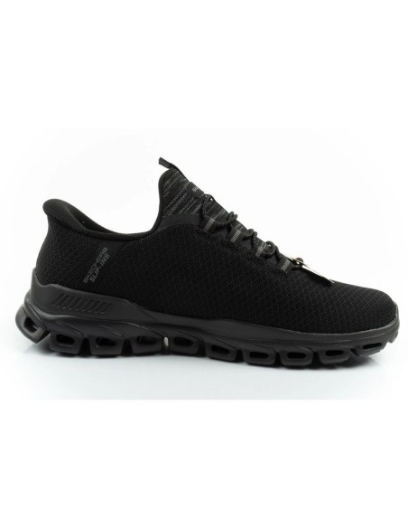 Skechers men's shoes sneakers GlideStep comfortable lightweight SlipIns black
