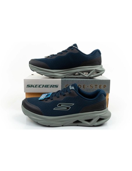 Skechers men's shoes sneakers GlideStep Vortex comfortable navy blue