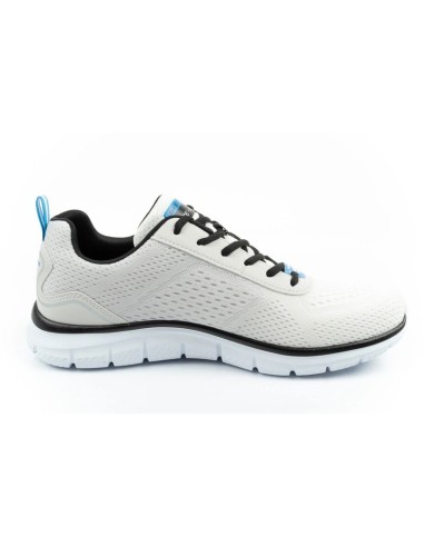 Skechers men's sports shoes TrackRipkent comfortable lightweight fashionable ecru