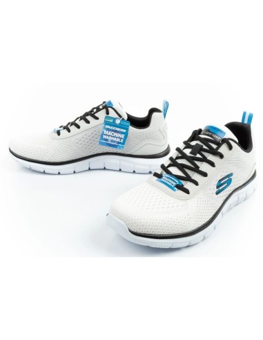 Skechers men's sports shoes TrackRipkent comfortable lightweight fashionable ecru