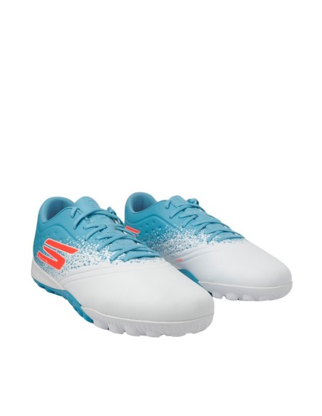 Skechers Razor 15 Academy TF Football Shoes Blue and White 252016 WTQP