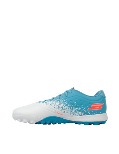 Skechers Razor 15 Academy TF Football Shoes Blue and White 252016 WTQP