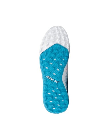 Skechers Razor 15 Academy TF Football Shoes Blue and White 252016 WTQP